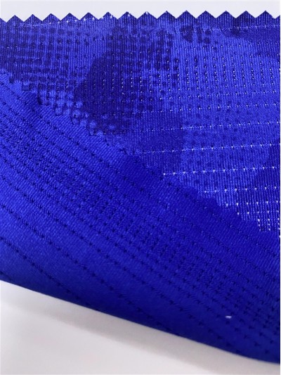 FJ-RC 0196-6 星雲羅布  幅寬：170CM 克重：160G 吸濕排汗  成份：91%Polyester  9%Spandex 側面照